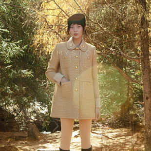 嫩黄色亮线拼接感套装 新款 2026年春季 越南小众品牌AMY