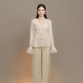 2025年夏季 新款 温柔亲肤喇叭袖 越南小众品牌ARTI 花朵休闲套装