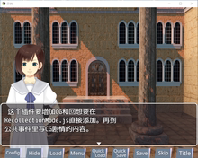 rpgmaker mv Visual Novel AVG 游戏模板rpgmaker游戏AVG游戏工程