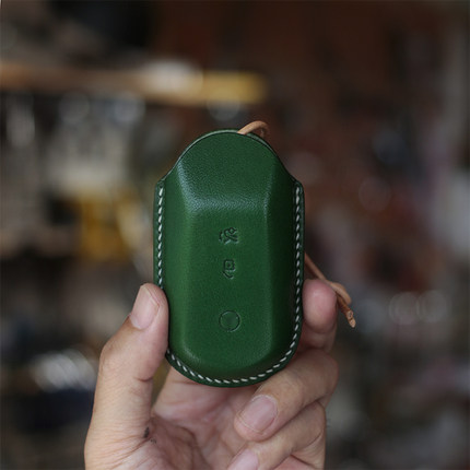 适配新款奔驰GLC260 GLC300专用真皮手工钥匙套高端设计可定制