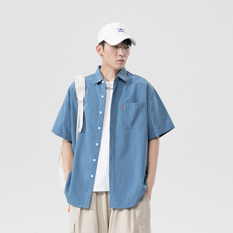 夏新款男大码打底衫宽松短袖T恤百搭印花体恤/7080p22，男装T恤，电商A012