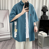 夏新款男大码打底衫宽松短袖T恤百搭印花体恤/7215p30，男装T恤，电商A012