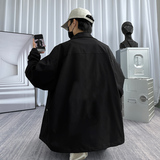 大码港风外套青少年青春休闲宽松长袖工装夹克/8100p60，男装夹克，电商A012