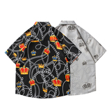 夏新款男大码打底衫宽松短袖T恤百搭印花体恤/7098/p27，男装T恤，电商A012