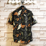 夏新款男大码宽松短袖打底衫T恤百搭印花体恤/7104p35，男装T恤，电商A012