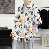 夏新款男大码打底衫宽松短袖T恤百搭印花体恤/7107p35，男装T恤，电商A012