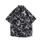 夏新款男大码打底衫宽松短袖T恤百搭印花体恤/7099p27，男装T恤，电商A012