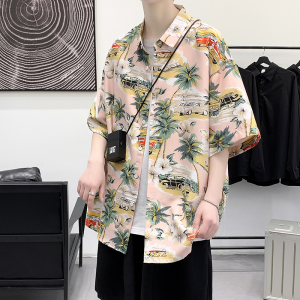 夏新款男大码打底衫宽松短袖T恤百搭印花体恤/7102p35，男装T恤，电商A012