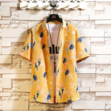 夏新款男大码宽松短袖打底衫T恤百搭印花体恤/7107p35，男装T恤，电商A012