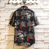 夏新款男大码打底衫宽松短袖T恤百搭印花体恤/7099p27，男装T恤，电商A012