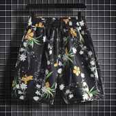 潮速干宽松沙滩裤 夏季 夏威夷短裤 衩男五分休闲运动大码 海边度假裤