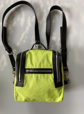 MQN-S 尼龙布配皮 多用途双肩单肩斜挎手提包