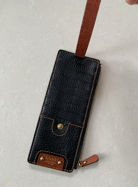 牛皮多用途卡包票据包收纳包