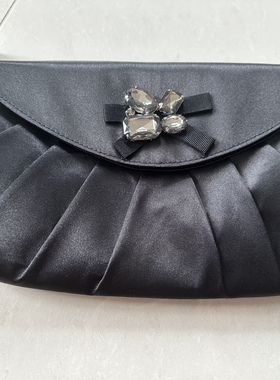 绸缎手包 瑕疵特