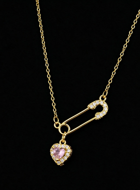 Vintage 古着 Love pin 项链