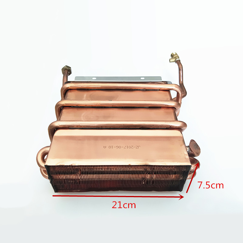 燃气热水器配件/水箱/热交换器/全铜水箱10L 12L/铜燃烧室长四排