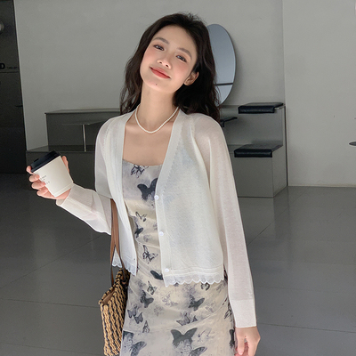 开衫外搭女薄款空调衫夏季配吊带
