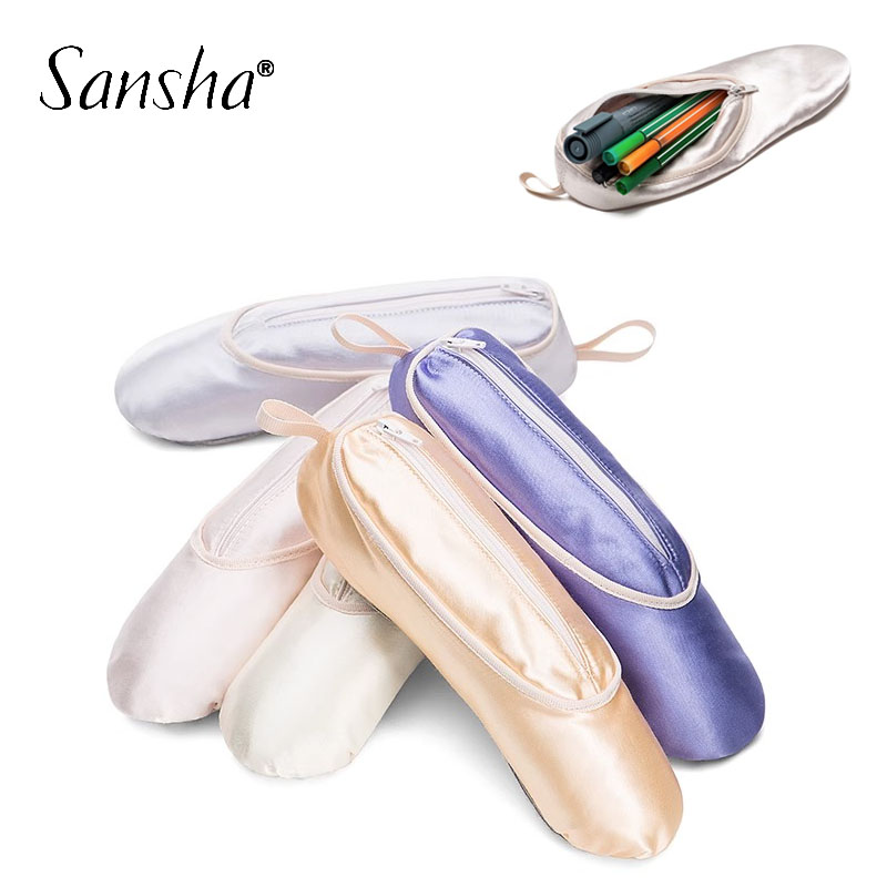 法国三沙笔袋芭蕾舞纪念品足尖鞋