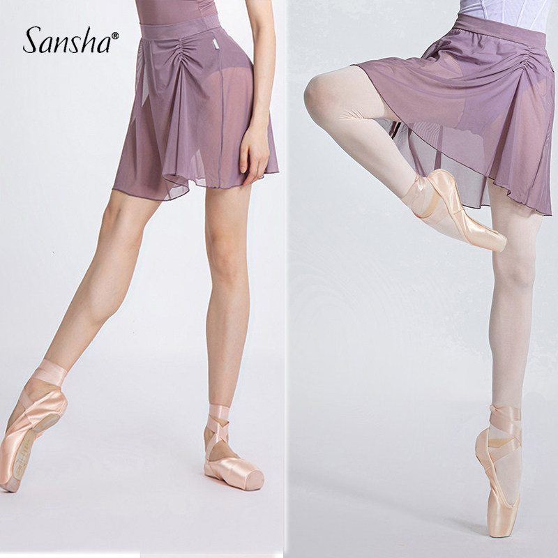 Sansha三沙芭蕾舞蹈纱裙女瑜伽训练半身裙网纱中国舞练功A字短裙,运动/瑜伽/健身/球迷用品,芭蕾舞服,淘宝优惠券,粉丝福利购,淘宝优惠卷