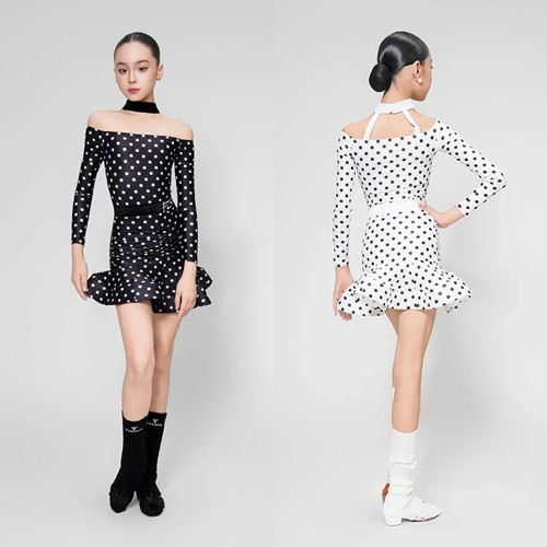 FZS DANCE新款拉丁舞服装儿童拉丁服套装裙子练功服女童舞蹈衣服