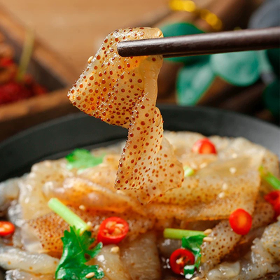 张磊泥螺家 凉拌海蜇丝开瓶即食500克（冷冻保存）