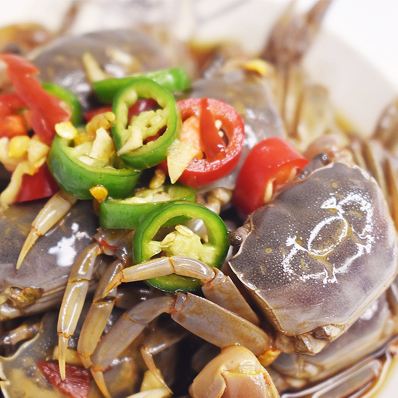 张磊泥螺家 生呛发财蟹4瓶每瓶250克（冷冻保存）