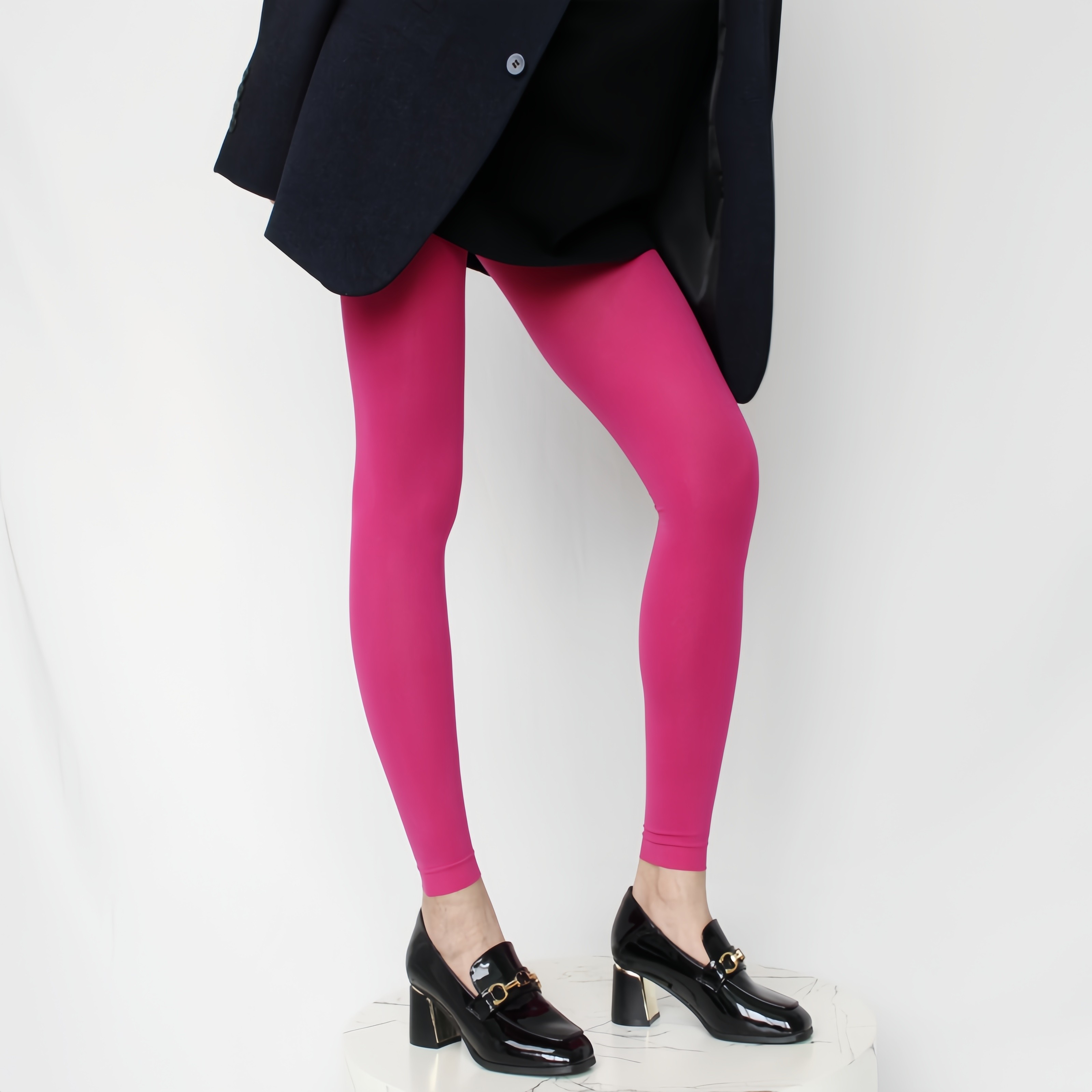 大红正红色九分裤袜西瓜粉玫红色打底裤彩色不透肉半微透肉连裤袜,女士内衣/男士内衣/家居服,连裤袜/打底袜,淘宝优惠券,粉丝福利购,淘宝优惠卷