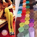 镇店之宝 春秋不透肉彩色打底袜 糖果色连裤袜丝袜连脚加裆高弹力