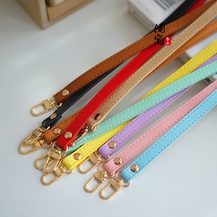 仿皮可调节包带120cm斜挎肩带12mm宽mini饺子包女士包包斜背