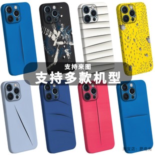 Lucio 画布手机壳适用于苹果安卓美术菲林空间概念简约油画名画文艺术生等待 Fontana卢齐欧封塔纳抽象割破