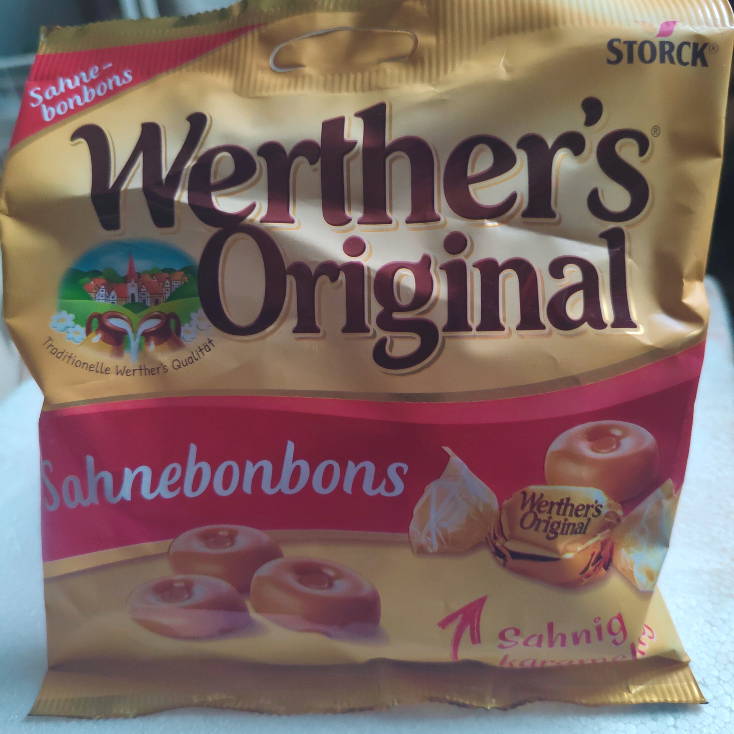 现货德国进口Werther Original 黄油原味焦糖太妃硬糖  喜糖 年货