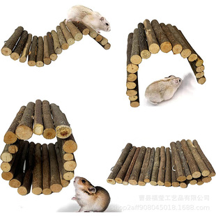 跨境爬虫陆龟仓鼠蜥蜴金丝熊龙猫躲避屋躲藏窝洞穴宠物木栅栏玩具