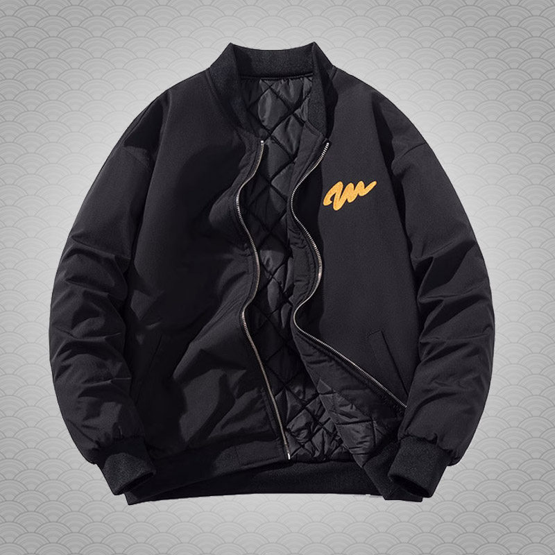 popaape立领秋冬夹克棒球服