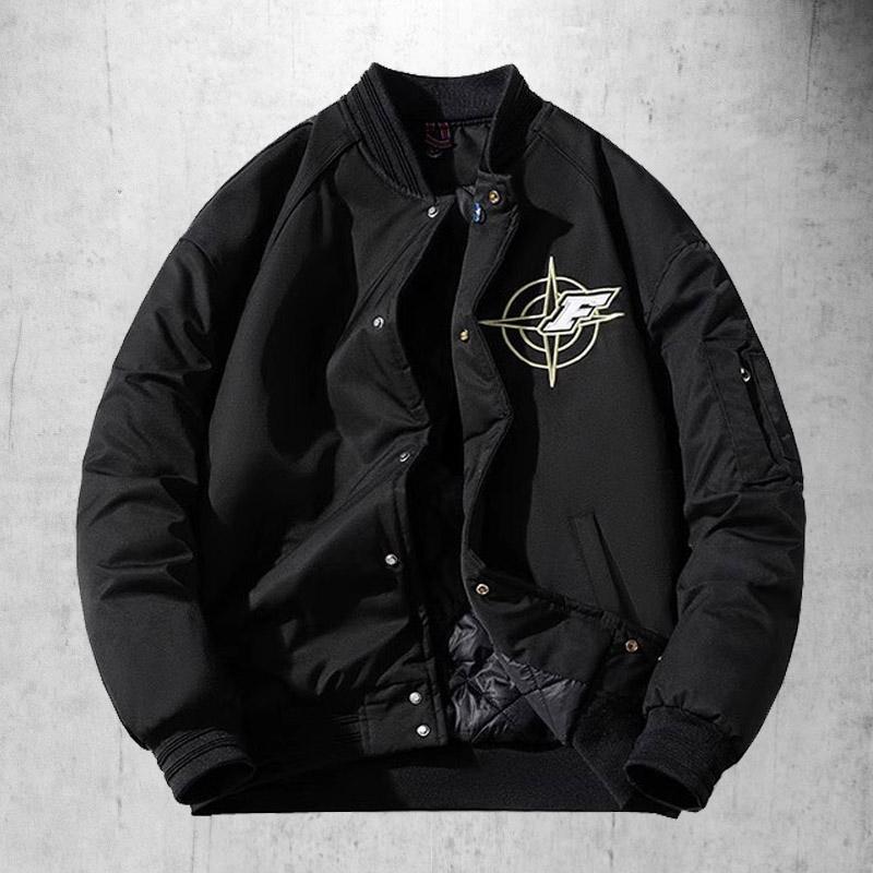欧美潮牌加厚夹克棉服外套