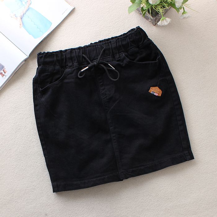 new pattern Elastic waist cowboy Short skirt Korean Edition Show thin black skirt Skirt Autumn and winter Versatile skirtin the Women's clothing/Boutique , Skirts  category - from Buy2taobao.com to provide professional Taobao agent buy service