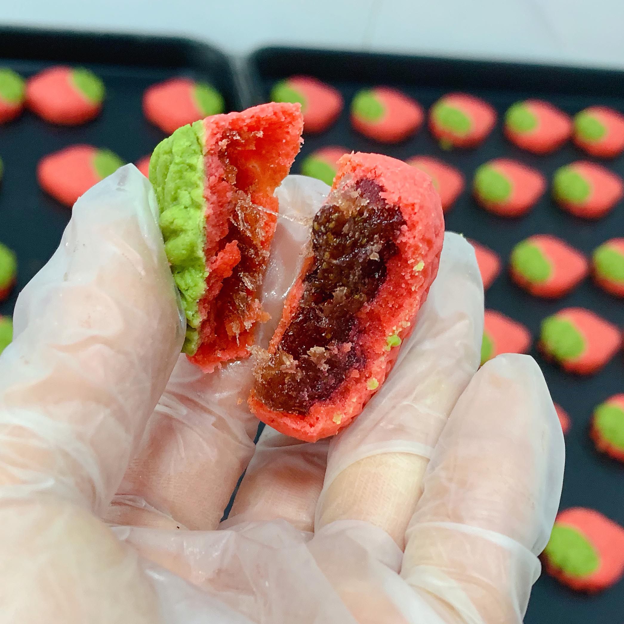 纯手工西式糕点草莓酥大草莓干零食茶点下午茶点心200g