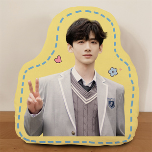 白敬亭难哄桑延抱枕人形Q版娃娃靠垫生日礼物DIY异形枕头舒适