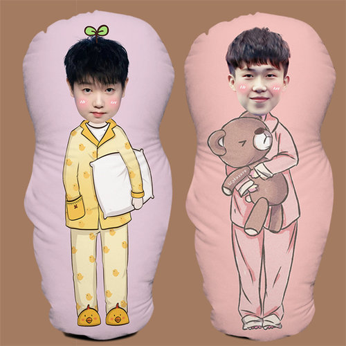 王楚钦孙颖莎人形抱枕定制来真人照片diy靠垫枕头玩偶娃生日礼物