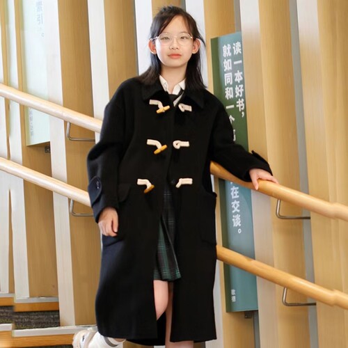 巴布一伊大衣厚实柔软高端学生装