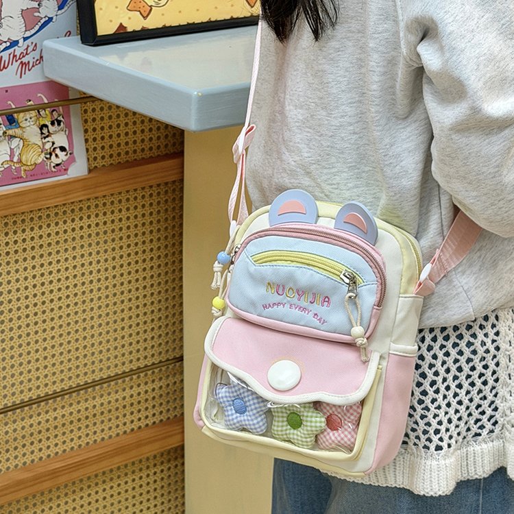 2026秋季新款通用款女包蓝粉色无挂件紫粉色拉链女性女黄粉色2026图片