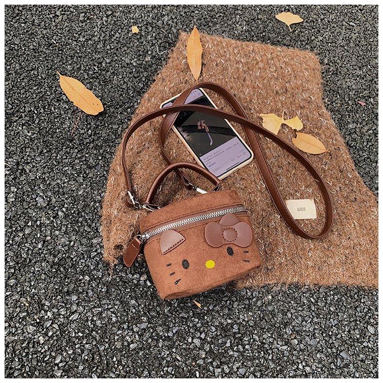 可爱儿童手提包包2025新款秋冬时尚女童公主手提单肩包女孩斜挎包