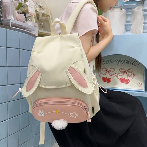 2025秋季新款双肩背包2025年冬季中号尼龙大号包盖式