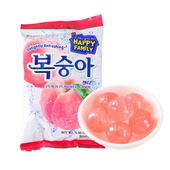 韩国进口乐天水蜜桃水果糖硬糖结婚喜糖网红零食糖果高颜值糖果