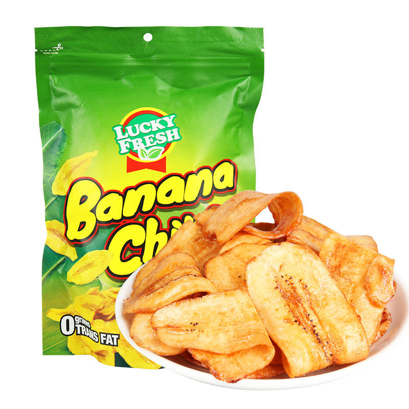 纳菲琪luckyfresh菲律宾进口香蕉干小包装芭蕉果香蕉片脆零食