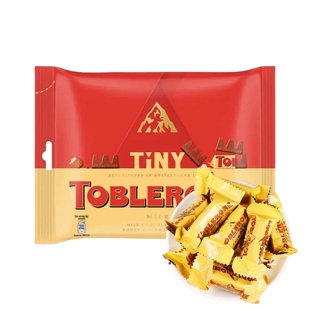 瑞士进口Toblerone三角巧克力黑巧牛奶白巧外文版迷你独立袋200g