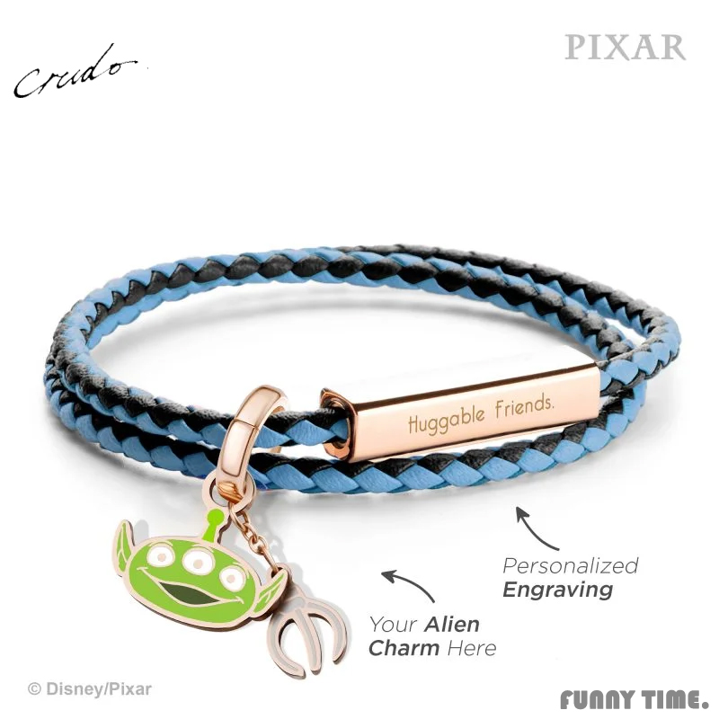 Crudo三眼仔情侣闺蜜手链生日礼