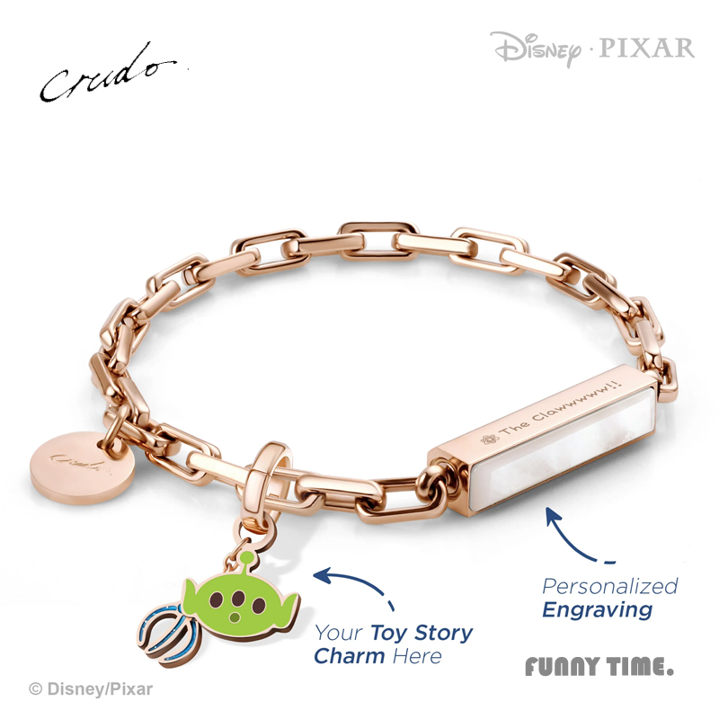 Crudo三眼仔胡迪情侣闺手链礼物