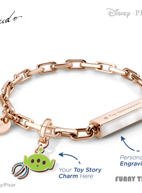 香港Crudo Leather玩具总动员贝母手链情侣闺蜜三眼仔胡迪手环礼