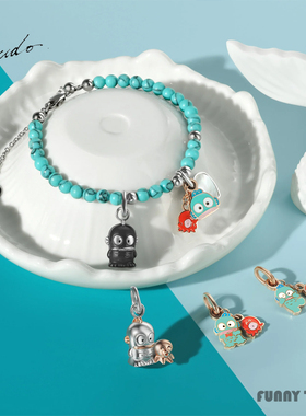 Crudo小丑鱼汉顿纯银珠链生日礼