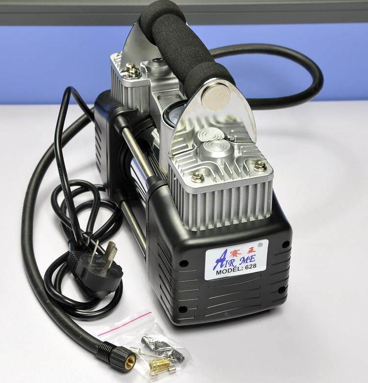 家用220v大功率双缸打气泵充气机汽车轮胎打气泵家用打气泵